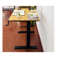 Professional Manual height-adjustable standing computer desk