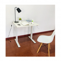 Ergonomic manual height adjustable computer desk table