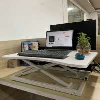 Custom adjustable ergonomic standing computer desk stand